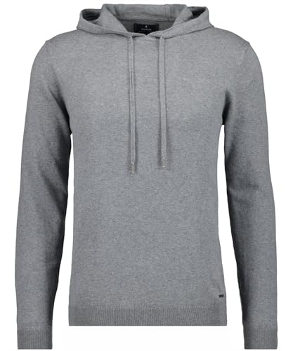 RAGMAN Herren Srickpullover mit Kapuze XXL, Mittelgrau-015 von RAGMAN