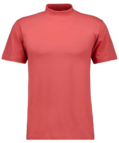 RAGMAN Herren Stehkragenshirt Kurzarm Lachs-540, XXL von RAGMAN