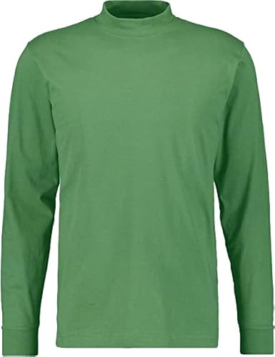 RAGMAN Herren Stehkragenshirt Langarm Hellgrün-304, M von RAGMAN