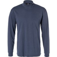 RAGMAN Herren Stehkragenshirt blau Baumwolle RAGMAN Herren Stehkragenshirt blau Baumwolle von RAGMAN