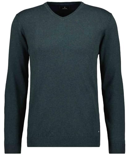 RAGMAN Herren Pullover mit V-Ausschnitt Dunkelgrün-357, 3XL von RAGMAN