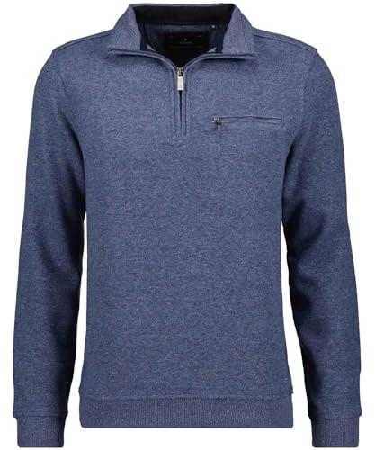 RAGMAN Herren Sweatshirt mit Stehkragen und Zip Taube-073, L von RAGMAN