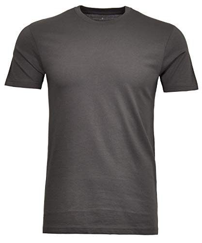 RAGMAN Herren T-Shirt Long & Tall mit Rundhals 2XT, Schiefer-028 von RAGMAN