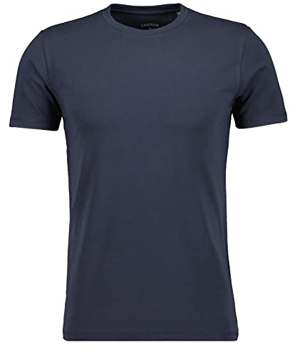 RAGMAN Herren T-Shirt Rundhals, Body fit L, Marine-070 von RAGMAN