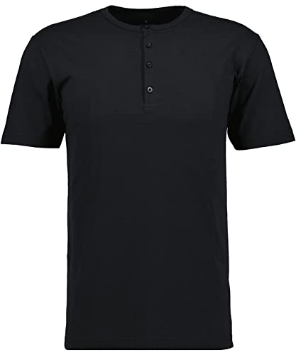 RAGMAN Herren T-Shirt Serafino 3XL, Schwarz-009 von RAGMAN