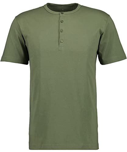 RAGMAN Herren T-Shirt Serafino L, Oliv-339 von RAGMAN