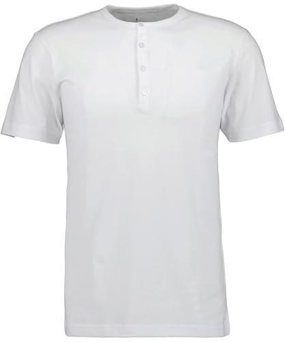 RAGMAN Herren T-Shirt Serafino Weiss-006, XL von RAGMAN