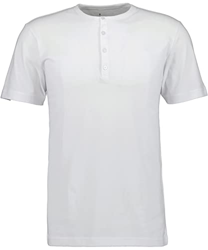 RAGMAN Herren T-Shirt Serafino XL, Weiss-006 von RAGMAN