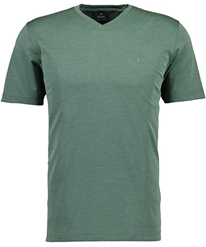 RAGMAN Herren T-Shirt Softknit Uni, Pflegeleicht 4XL, Schilf-341 von RAGMAN