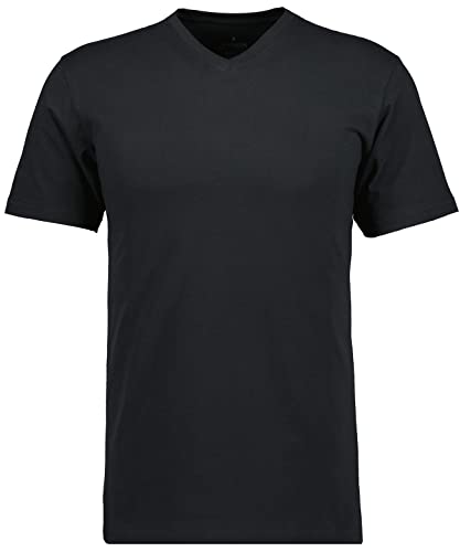 RAGMAN Herren T-Shirt V-Ausschnitt Single-Pack 3XL, Schwarz-009 von RAGMAN