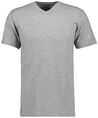 RAGMAN Herren T-Shirt V-Ausschnitt Single-Pack 5XL, Grau-Melange-012 von RAGMAN