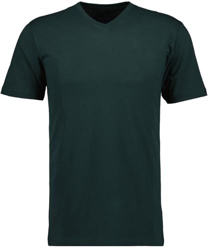 RAGMAN Herren T-Shirt V-Ausschnitt Single-Pack Dunkelgrün-386, XXL von RAGMAN