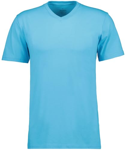 RAGMAN Herren T-Shirt V-Ausschnitt Single-Pack L, Lagune-773 von RAGMAN