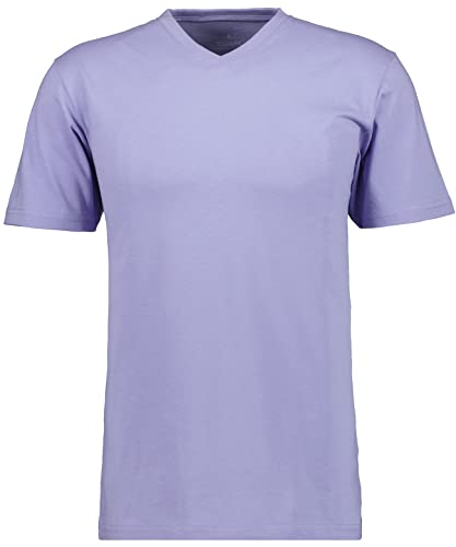 RAGMAN Herren T-Shirt V-Ausschnitt Single-Pack M, Violet-421 von RAGMAN