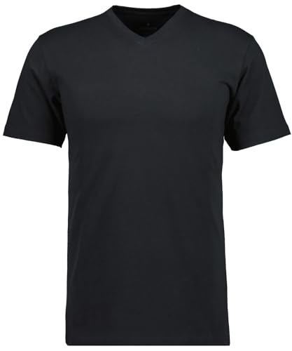 RAGMAN Herren T-Shirt V-Ausschnitt Single-Pack Schwarz-009, S von RAGMAN