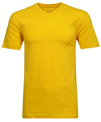 RAGMAN Herren T-Shirt V-Ausschnitt Single-Pack XL, Gelb-050 von RAGMAN