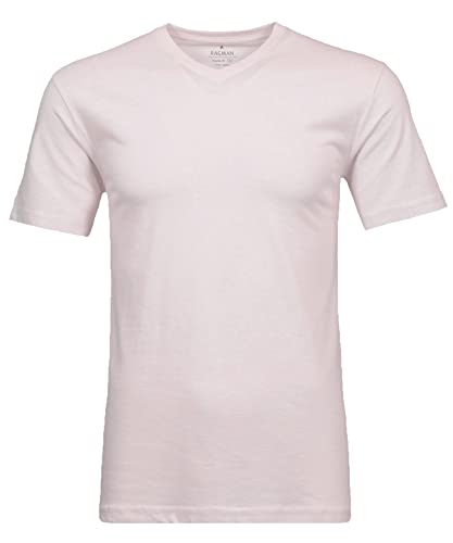 RAGMAN Herren T-Shirt V-Ausschnitt Single-Pack XXL, Rosa-609 von RAGMAN