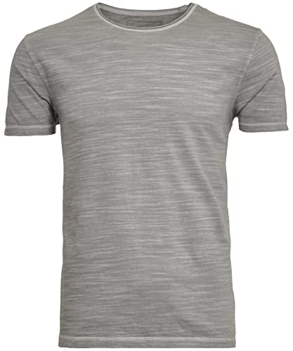 RAGMAN Herren T-Shirt mit modischem Rundhals XXL, Grau-Beige-215 von RAGMAN