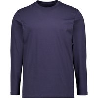 RAGMAN Herren Longsleeve blau Baumwolle von RAGMAN