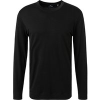 RAGMAN Herren Longsleeve schwarz Baumwolle von RAGMAN