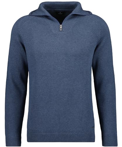 RAGMAN Herren Troyer-Pullover XXL, Blau-Melange-782 von RAGMAN