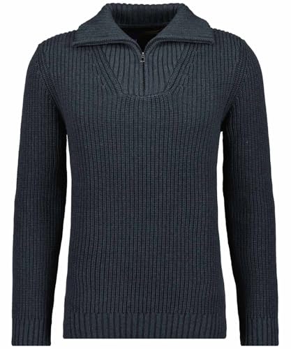 RAGMAN Herren Troyer Strickpullover Asphalt-018, 3XL von RAGMAN
