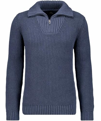 RAGMAN Herren Troyer Strickpullover Marine-070, L von RAGMAN