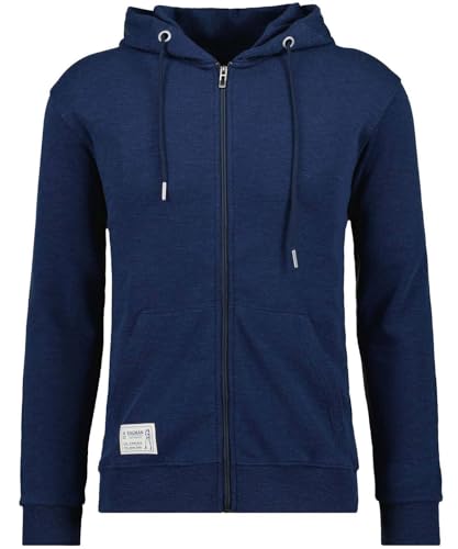 RAGMAN Herren Hoodie Sweat-Jacke Jeansblau-071, L von RAGMAN