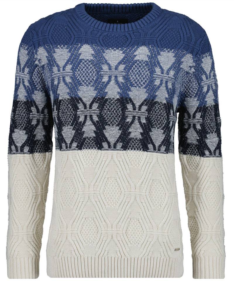 RAGMAN - Jacquard-Strickpullover - Gr. - M von RAGMAN