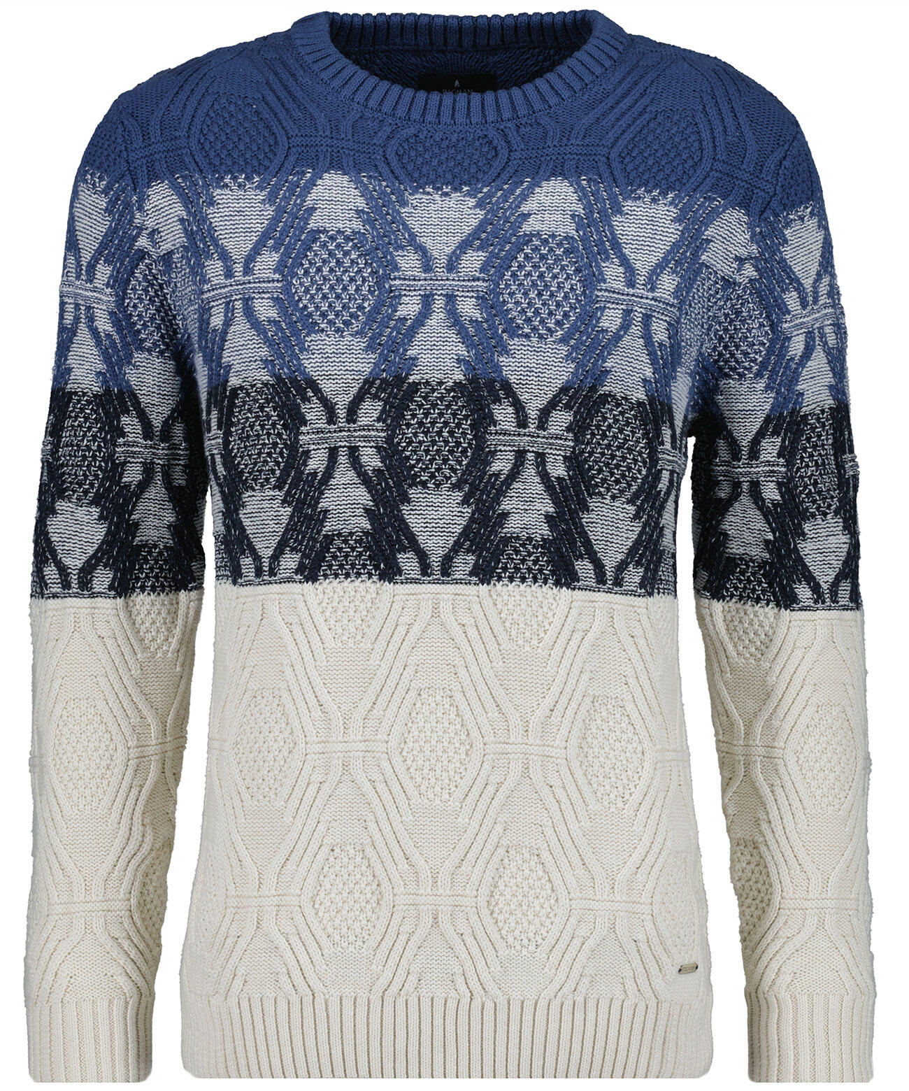 RAGMAN - Jacquard-Strickpullover - Gr. - XXL von RAGMAN