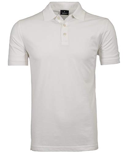 RAGMAN Kurzarm Herren Poloshirt Soft Knit Piqe' wash and go CO542091 006 *, Größe:M, Farbe:006-weiss von RAGMAN