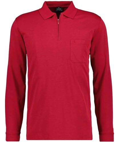 RAGMAN Langarm Poloshirt Softknit XXL, Beere-665 XXL Beere-665 von RAGMAN
