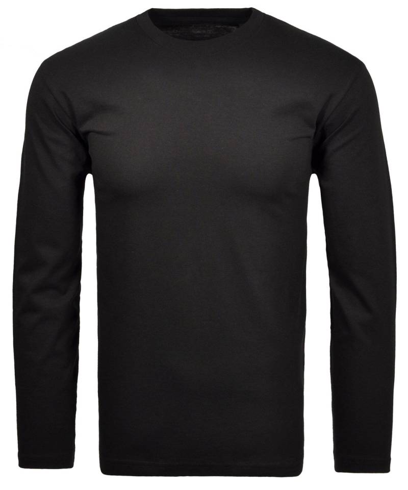 RAGMAN - Langarm-Shirt Rundhals schwarz - Gr. - L von RAGMAN