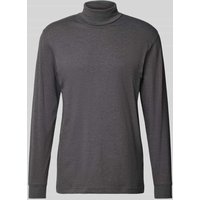 RAGMAN Longsleeve mit gerippten Abschlüssen in Anthrazit, Größe XXL von RAGMAN