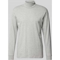 RAGMAN Longsleeve mit gerippten Abschlüssen in Dunkelgrau, Größe M von RAGMAN