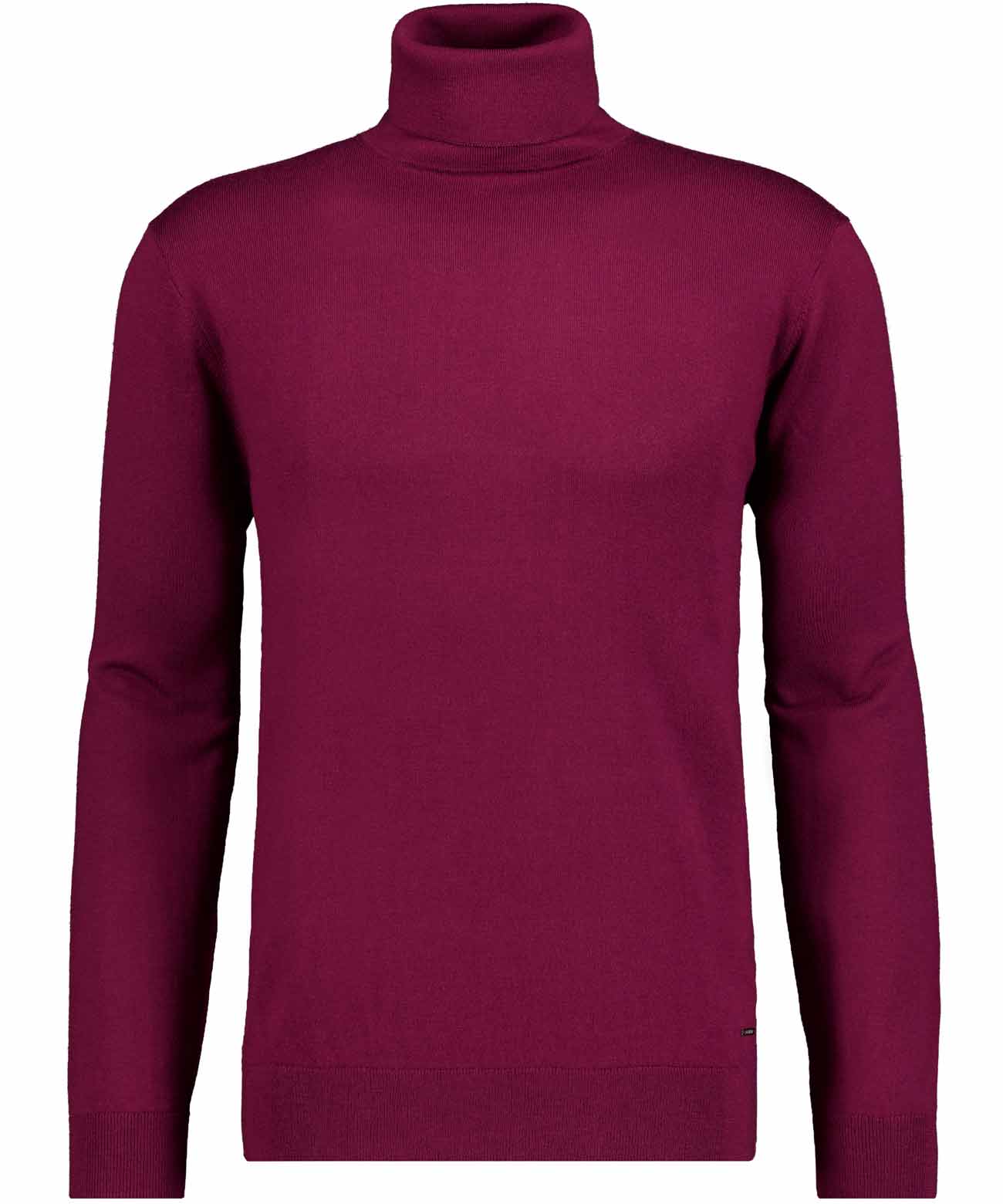 RAGMAN - Merino-Strickpullover, Rollkragen portwein - Gr. - 3XL von RAGMAN