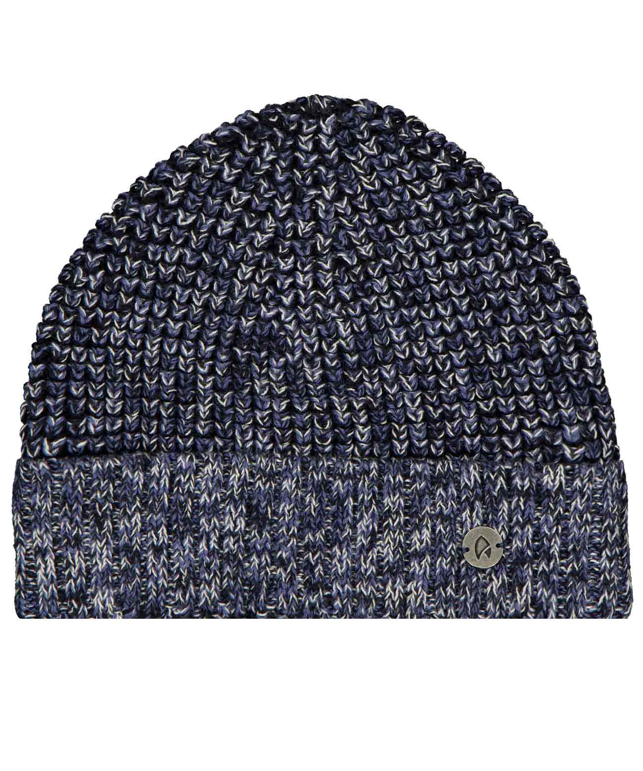 RAGMAN - Mütze im Waffel-Strick blau-melange - Gr. - OS von RAGMAN