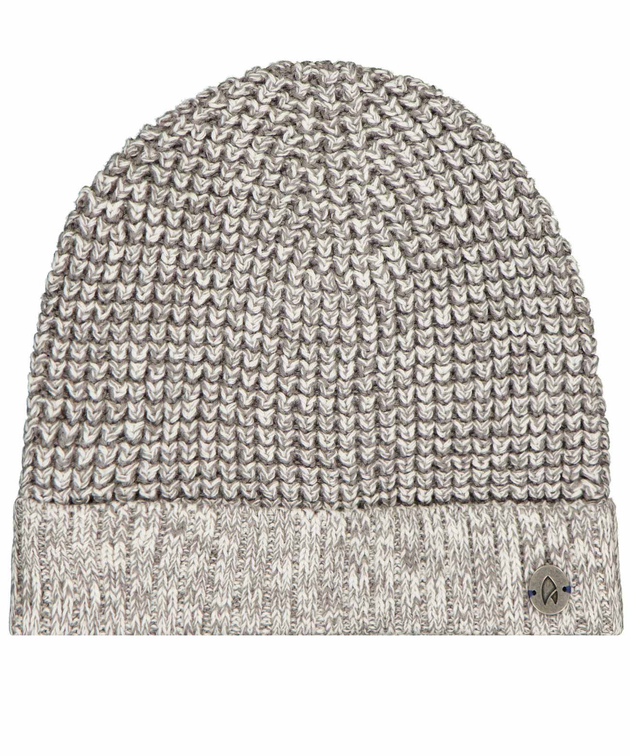 RAGMAN - Mütze im Waffel-Strick mittelgrau - Gr. - OS von RAGMAN