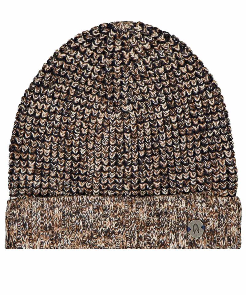 RAGMAN - Mütze im Waffel-Strick taupe-grau mouliniert - Gr. - OS von RAGMAN