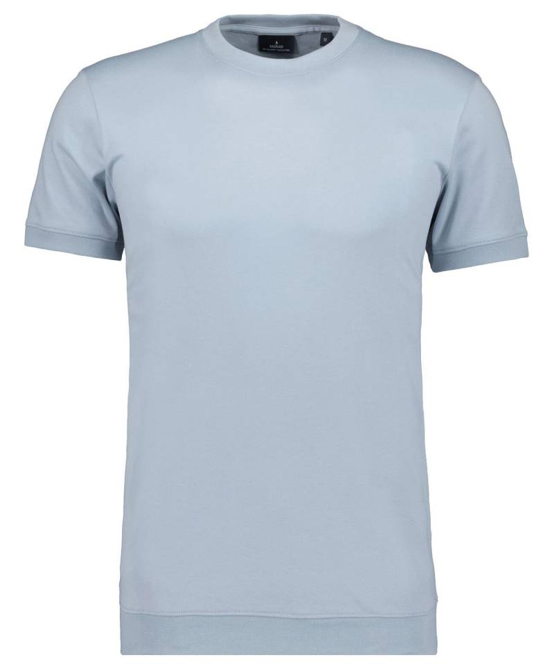 RAGMAN - Pima T-Shirt Rundhals mit Bündchen silber - Gr. - XL von RAGMAN