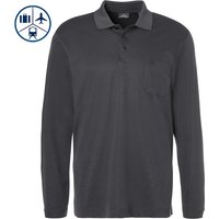 RAGMAN Herren Polo-Shirt grau Baumwoll-Jersey von RAGMAN