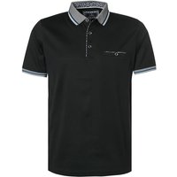 RAGMAN Herren Polo-Shirt schwarz Baumwoll-Jersey von RAGMAN