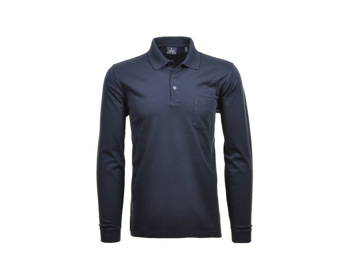RAGMAN Poloshirt Poloshirt für Herren in marineblau (1-tlg) von RAGMAN