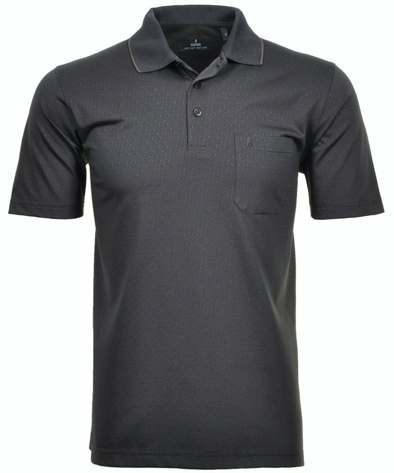 RAGMAN Poloshirt kurarm, Softknit von RAGMAN