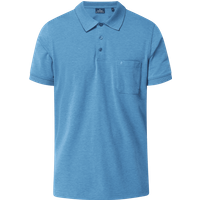 RAGMAN Regular Fit Poloshirt mit Brusttasche in Royal, Größe L von RAGMAN