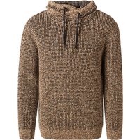 RAGMAN Herren Pullover braun unifarben von RAGMAN