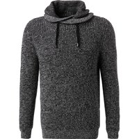 RAGMAN Herren Pullover grau Baumwolle unifarben von RAGMAN