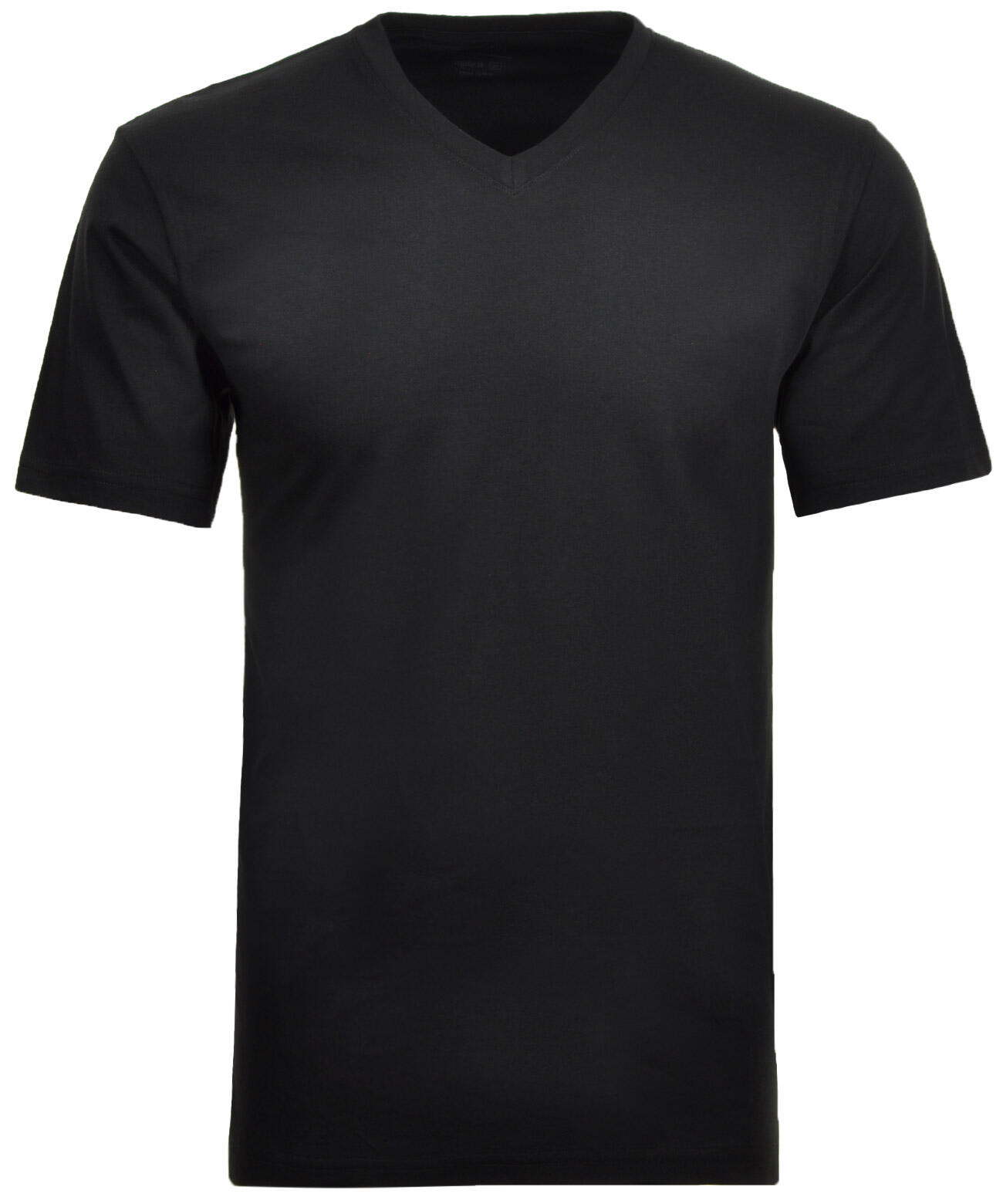 RAGMAN - RAGMAN Doppelpack - 2 T-Shirts mit V-Ausschnitt schwarz - Gr. - S von RAGMAN