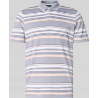 RAGMAN Regular Fit Poloshirt mit Brusttasche in Silber, Größe XXL RAGMAN Regular Fit Poloshirt mit Brusttasche in Silber, Größe XXL von RAGMAN