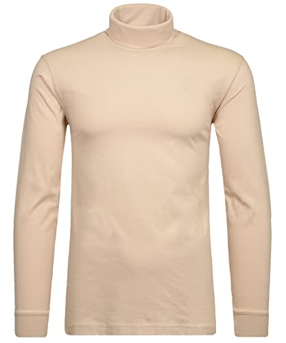 RAGMAN Rollkragen Pullover Baumwoll-Jersey XXL, Sand-883 von RAGMAN